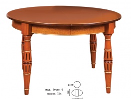 Большие обеденные столы Обеденный стол Турин 6