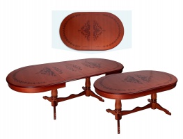 Столы с рисунком Деревянный стол НАРЦИСС