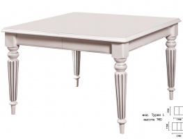 Большие обеденные столы Обеденный стол Турин 1